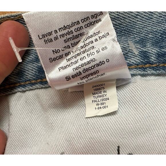 nuuds Women's High Rise Jeans - Faded Blue - Picture 5 of 10